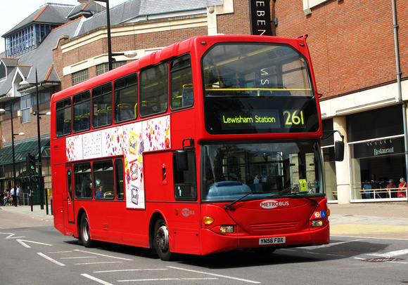 Route 261, Metrobus 942, YN56FDX, Bromley