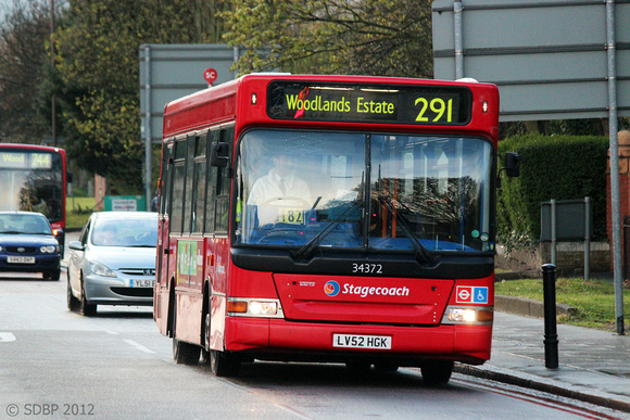 Route 291, Stagecoach London 34372, LV52HGK