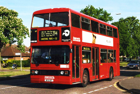 Route 294, Stagecoach East London, T8, WYV8T, Romford