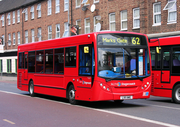 Route 62, Stagecoach London 36271, LX11AWG, Barking