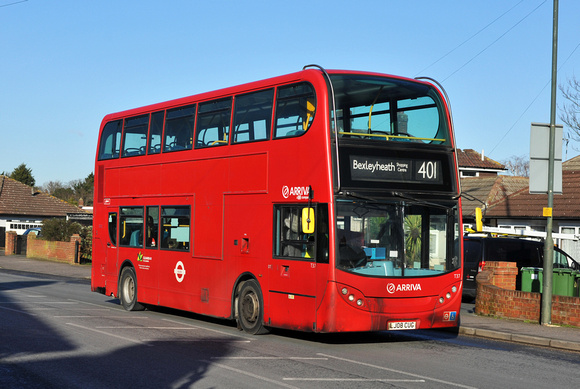 Route 401, Arriva London, T37, LJ08CUG, Bexleyheath