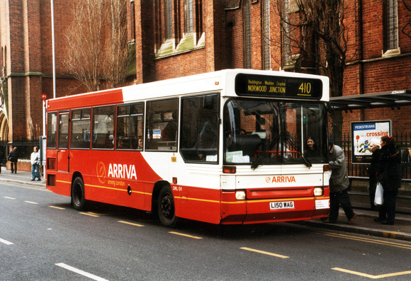 Route 410, Arriva London, DRL150, L150WAG, West Croydon