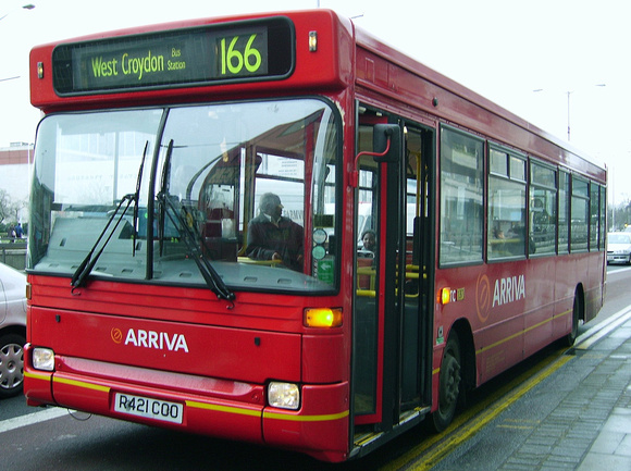 Route 166, Arriva London, DPP21, R421COO, Croydon