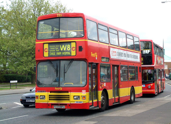 Route W8, First London 223, P223MPU