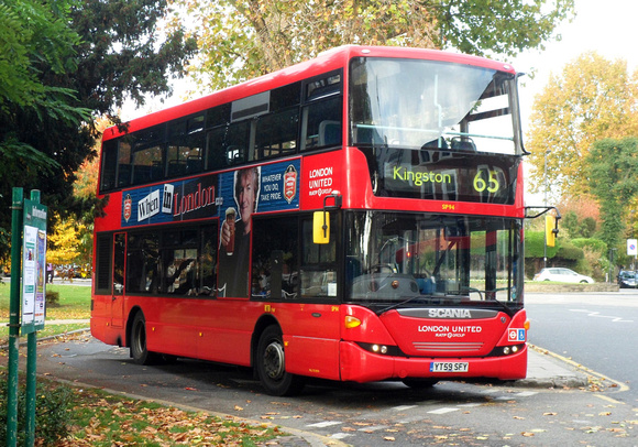 Route 65, London United RATP, SP94, YT59SFY, Ealing