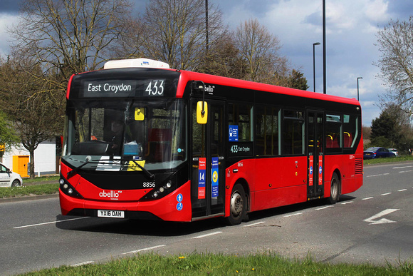 Route 433, Abellio London 8856, YX16OAH, Addington Village