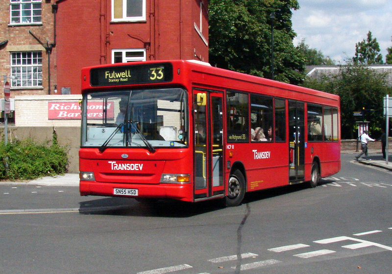 London Bus Routes | Route 33: Fulwell, Stanley Road - Hammersmith ...