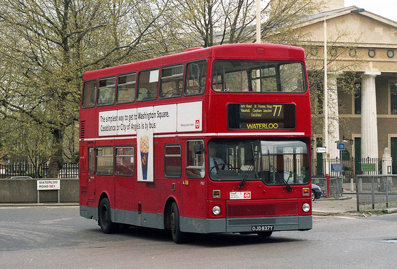 Route 77, London General, M837, OJD837Y, Waterloo