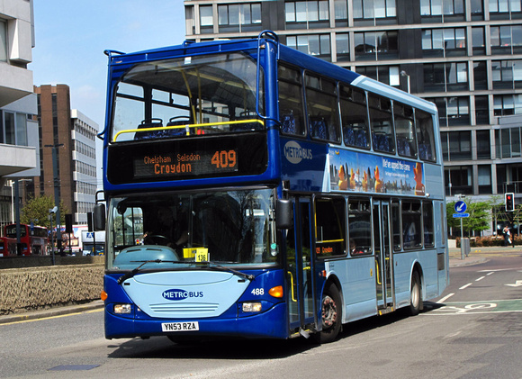 Route 409, Metrobus 488, YN53RZA, Croydon