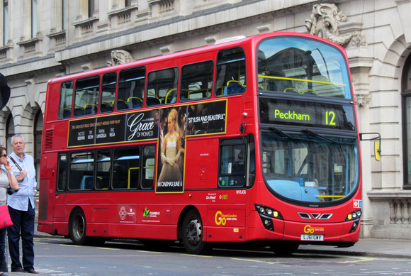 Route 12, Go Ahead London, WVL436, LJ61GWV, Piccadilly Circus