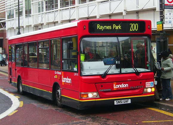 Route 200, London General, LDP193, SN51UAF, Wimbledon