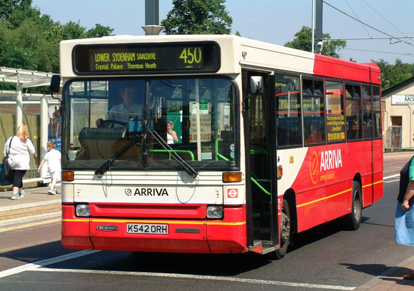 Route 450, Arriva London, DRL42, K542ORH, Croydon