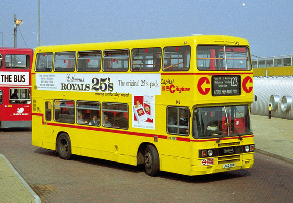 Route 123, Capital Citybus 142, J142YRM, Tottenham Hale
