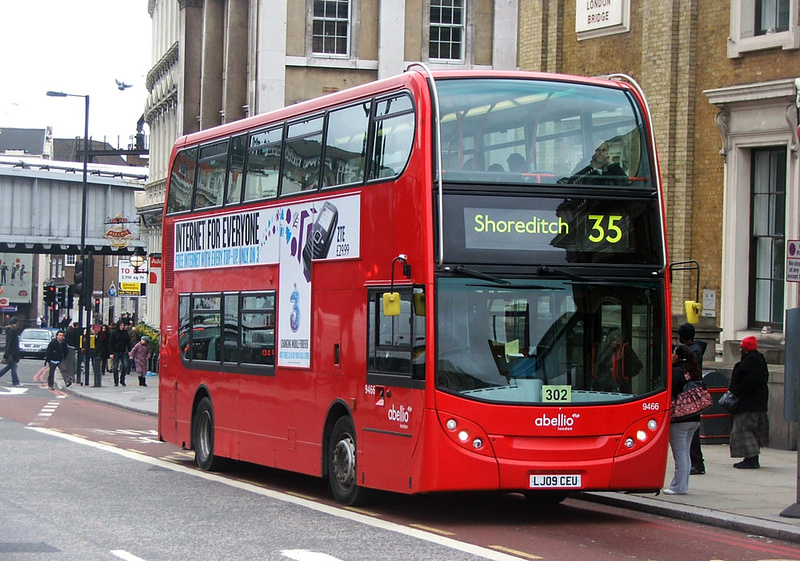 London Bus Routes | Route 35: Clapham Junction - Shoreditch | Route 35 ...