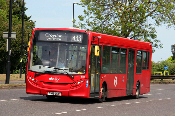 Route 433, Abellio London 8777, YX12DLD, Addington Village