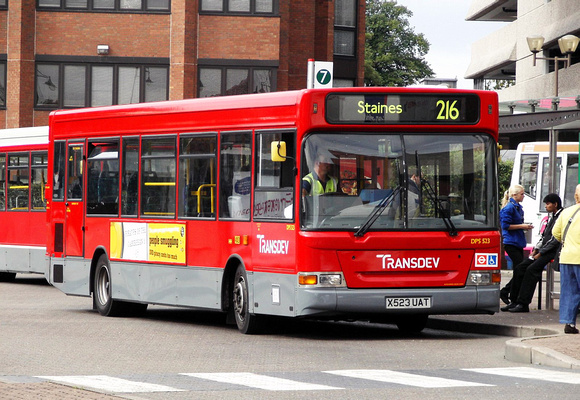 Route 216, Transdev, DPS523, X523UAT, Staines