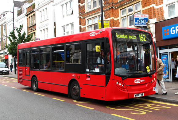 Route 162, Metrobus 159, YX60FVB, Bromley South