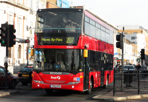 Route 207, First London, SN36045, YR61RSX, West Ealing