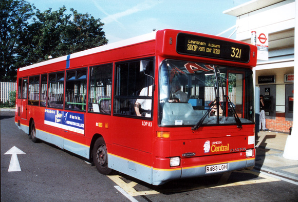 Route 321, London Central, LDP83, R483LGH, New Cross