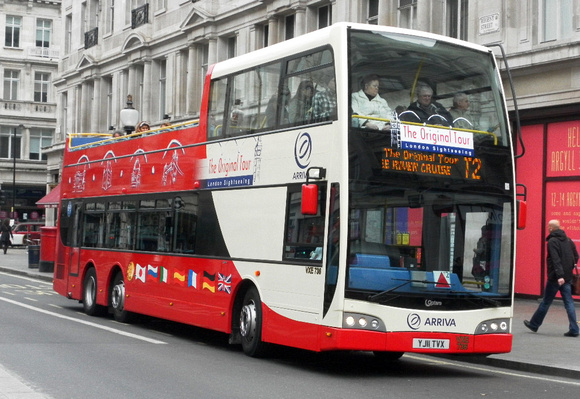 Arriva Sightseeing, VXE736, YJ11TVX, Oxford Circus