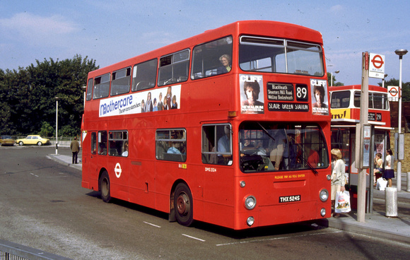 Route 89, London Transport, DMS2524S, Lewisham