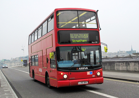 Route 159, Arriva London, VLA153, LJ55BRV, Waterloo