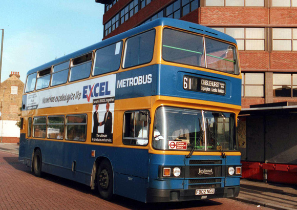 Route 61, Metrobus 802, F802NGU, Bromley