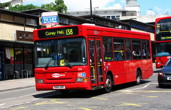 Route 138, Metrobus 255, SN54GRF, Bromley