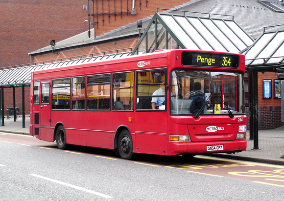 Route 354, Metrobus 254, SN54GPZ, Bromley