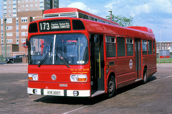 Route 173, London Transport, LS300, AYR300T, Becontree Heath