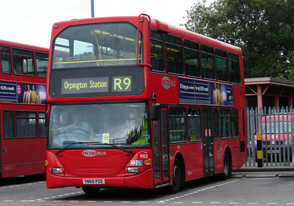 Route R9, Metrobus 903, YN55PZE, Orpington