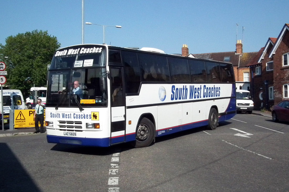 Route 1, South West Coaches, LAZ5826, Yeovil