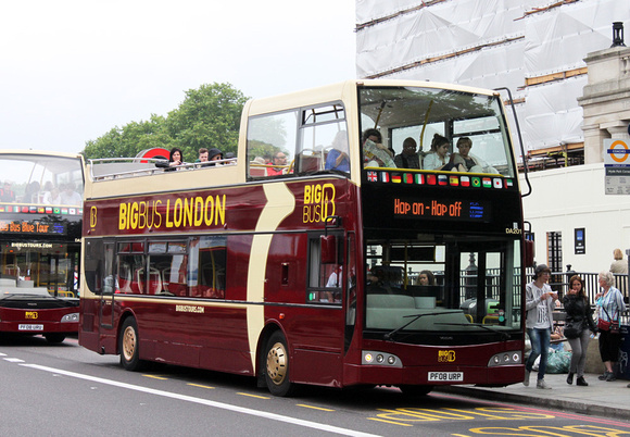 Big Bus Tours, DA201, PF08URP, Hyde Park Corner