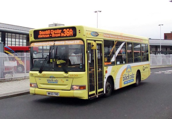 Route 36A, Go North East 554, NK53TKO, Sunderland
