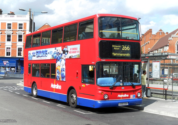 Route 266, Metroline, TA643, LK05GGA, Hammersmith
