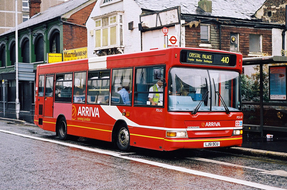 Route 410, Arriva London, PDL62, LJ51DCU, East Croydon