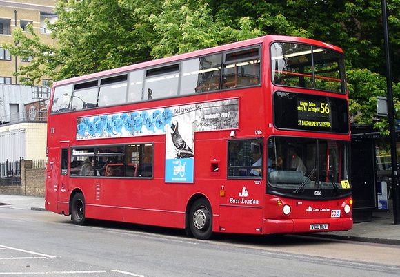 terwijl Eindeloos Voorouder London Bus Routes | Route 56: St Bartholomew's Hospital - Whipps Cross |  Route 56, East London ELBG 17186, V186MEV, Leyton