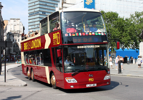 Big Bus Tours, AN333, LJ12JWA, Trafalgar Square