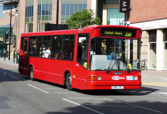 Route 358, Metrobus 381, LK51JYL, Bromley