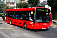 Route E9, First London, DML44119, YX09FLL
