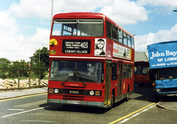 Route 403, South London Buses, L255, D255FYM, West Croydon