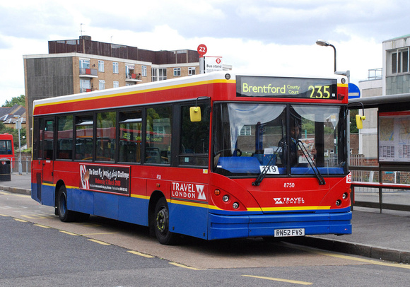 Route 235, Travel London 8750, RN52FVS, Brentford