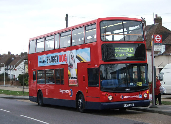 Route 103, Stagecoach London 18462, LX55EPL, Chase Cross