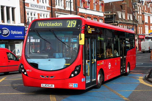 Route 219, Go Ahead London, WS12, LJ13GJX, Tooting Broadway