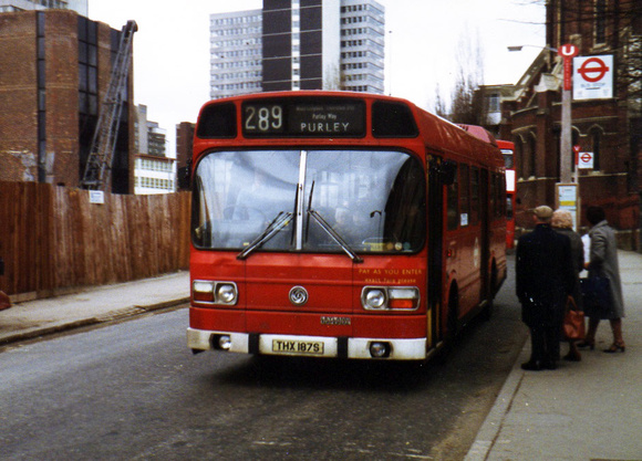 Route 289, London Transport, LS187, THX187S, Croydon