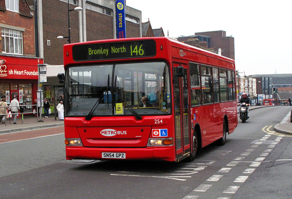 Route 146, Metrobus 254, SN54GPZ, Bromley