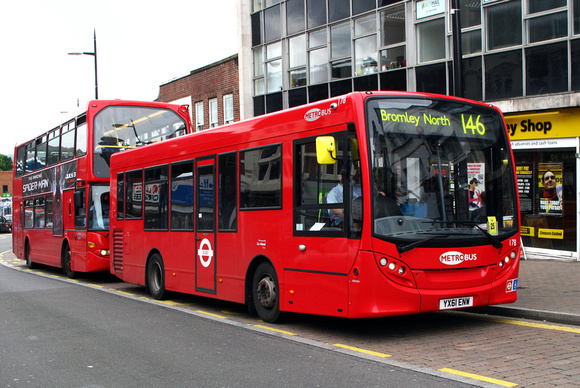 Route 146, Metrobus 178, YX61ENW, Bromley