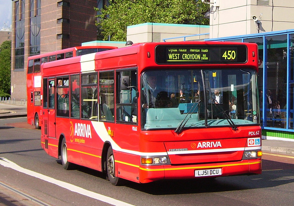 Route 450, Arriva London, PDL62, LJ51DCU, Croydonjpg