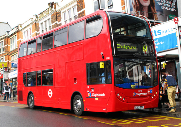 Route 61, Stagecoach London 10146, LX12DGU, Bromley