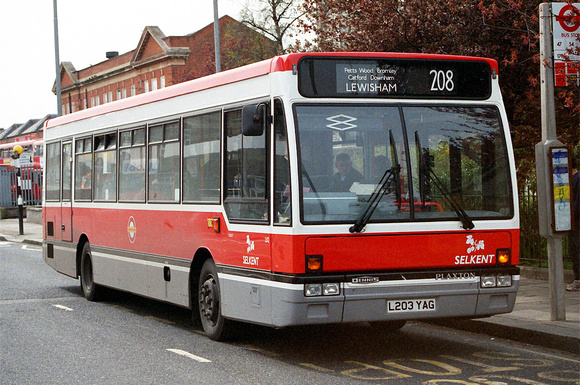 Route 208, Selkent, LV3, L203YAG, Catford
